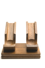 wooden pipe rack