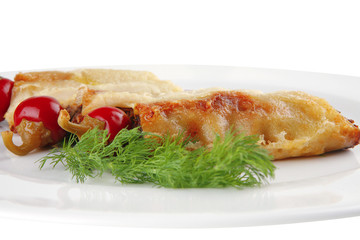 cannelloni and red hot peppers