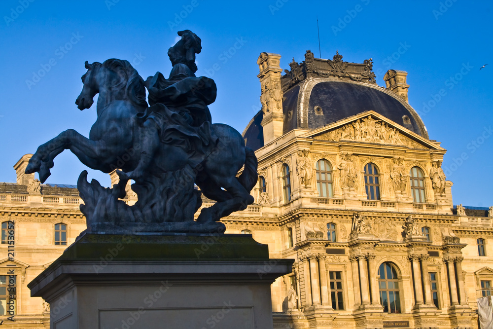 Wall mural Paris (Seine) - Louvre