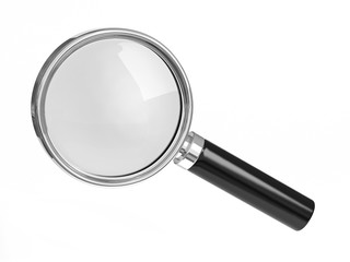 loupe manche plastique noir