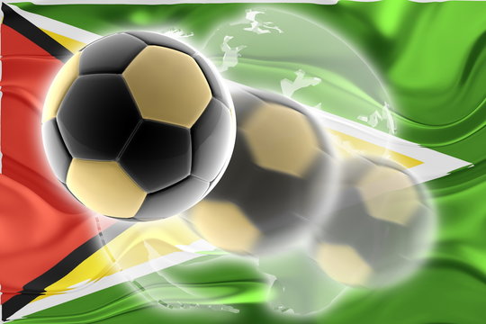 Flag of Guyana wavy soccer website