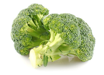 Two broccolis