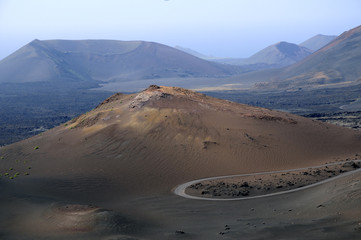 Fototapeta na wymiar krajobraz wulkanów