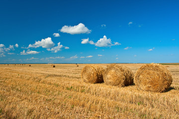 three hay stacks © chesterF