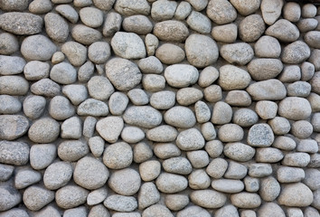 Stone wall texture from river
