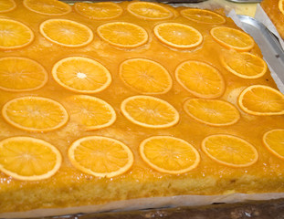 Pastel de naranja