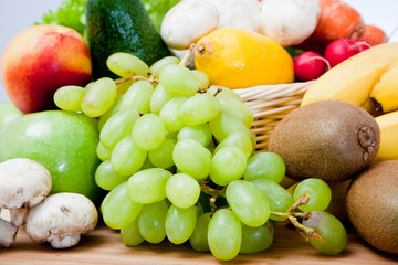 beautiful fruits and vegetables