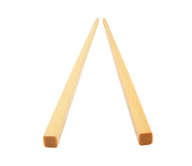 Chop sticks isolated on white background
