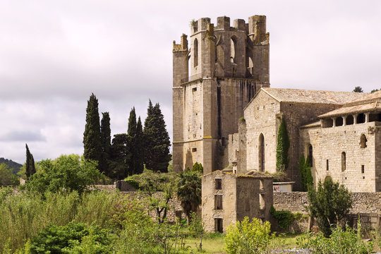 St.Mary's Benedictine Abby Lagrasse Southern France