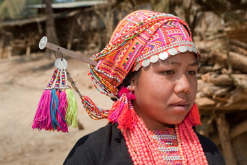 Akha Frau in Laos