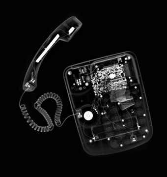 x-ray picture:telephone