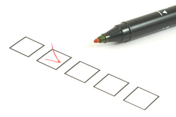Checkbox and marker