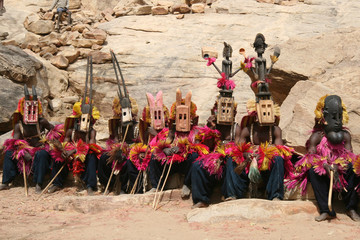 masques dogon,repos
