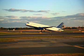 jet at landing