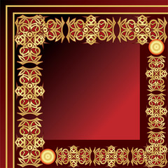 beautiful background with gold elements