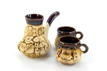 ceramic coffee set