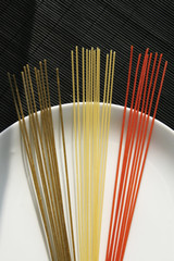 spaghettis couleur