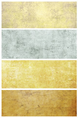 set of grunge backgrounds with space for text or image