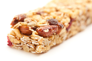 Granola Bar Isolated on White