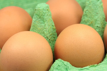 Eier im Karton