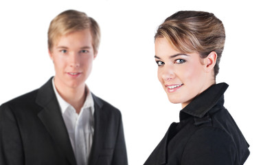 Young business people