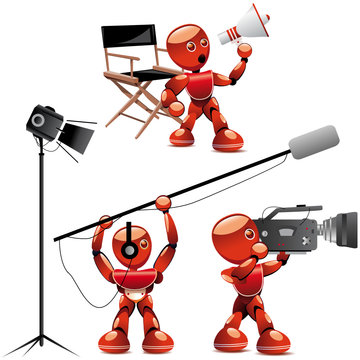 Equipe de tournage de cin&eacute;ma