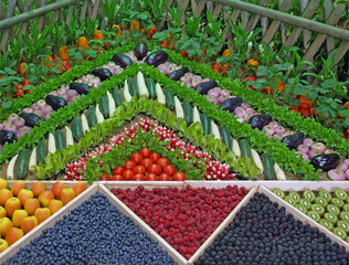 Exposition fruits et légumes