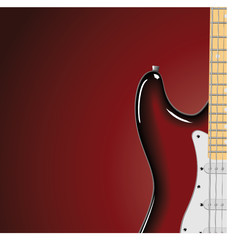 Vector series. Electric guitar