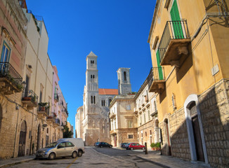 Fototapeta na wymiar Plac Katedralny. Giovinazzo. Apulia.
