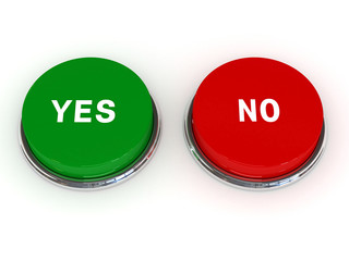 Yes No button