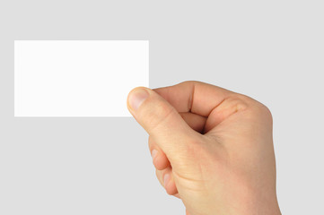 Obraz premium Blank Business Card