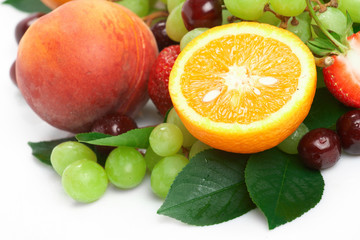 Still-life of fresh fruit