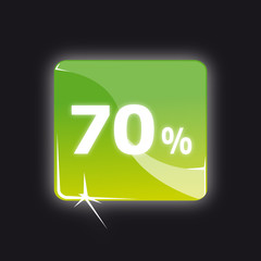 Picto 70% - Icon soldes