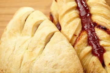puff pastry with jam