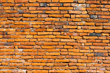 old red bricks in temple area