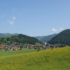 Fototapeta na wymiar Miasteczko Passail / Styria / Austria