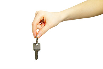 key in hand