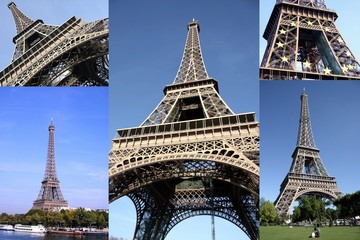 Paris, vues Tour Eiffel