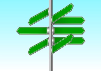 Blank Signpost