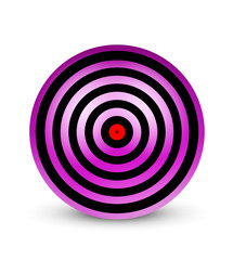 3d Target - magenta