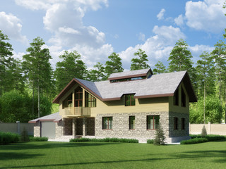 Obraz premium Country house
