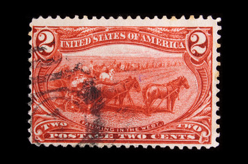 Vintage US commemorative postage stamp