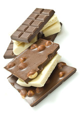 Delicious close-up of chocolate