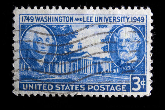 Vintage US commemorative postage stamp