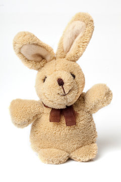 lapin peluche doudou tendresse calin jouet b&eacute;b&eacute;