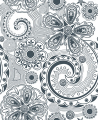 Seamless floral background