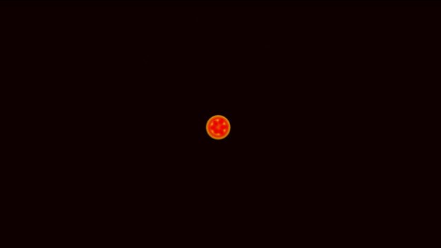 Dazzling orange flower pattern,seamless loop,HD 1080p TIP