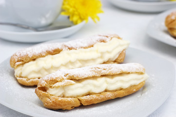 fresh eclairs