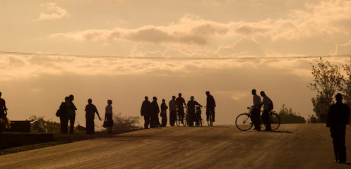 Uomini in strada Africa Tanzania - 21218407