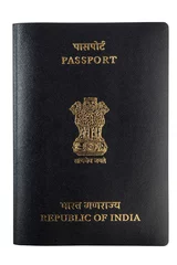 Stoff pro Meter Isolated indian passport © Akhilesh Sharma
